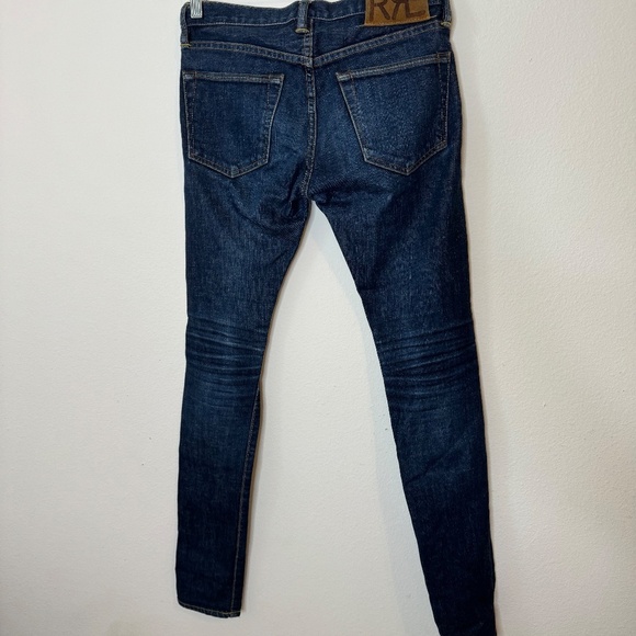 Ralph Lauren Double RL Stretch Skinny Fit Japan Woven Selvedge Denim Jeans - Picture 3 of 7